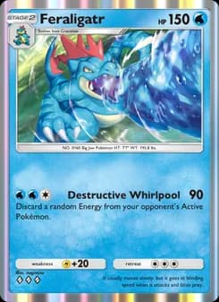 Feraligatr card in English