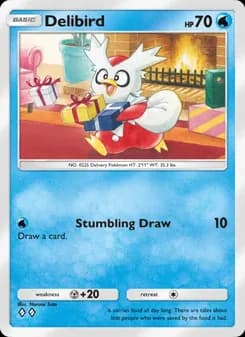 Delibird card in English