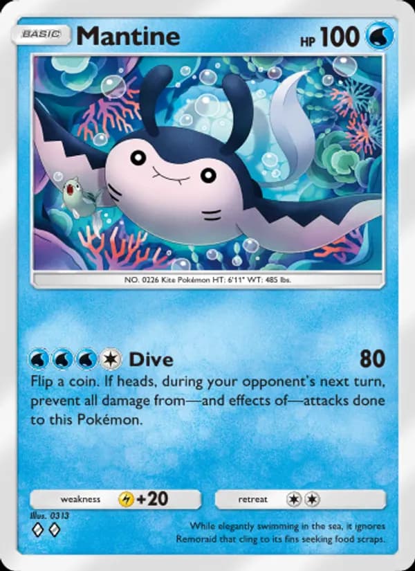 Mantine card in English