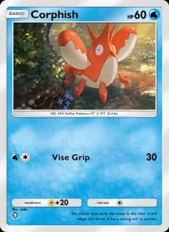 Corphish card in English