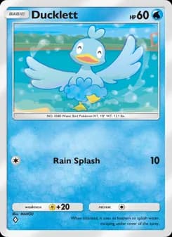 Ducklett card in English