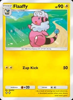 Flaaffy card in English