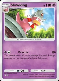 Slowking card in English
