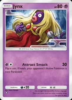 Jynx card in English