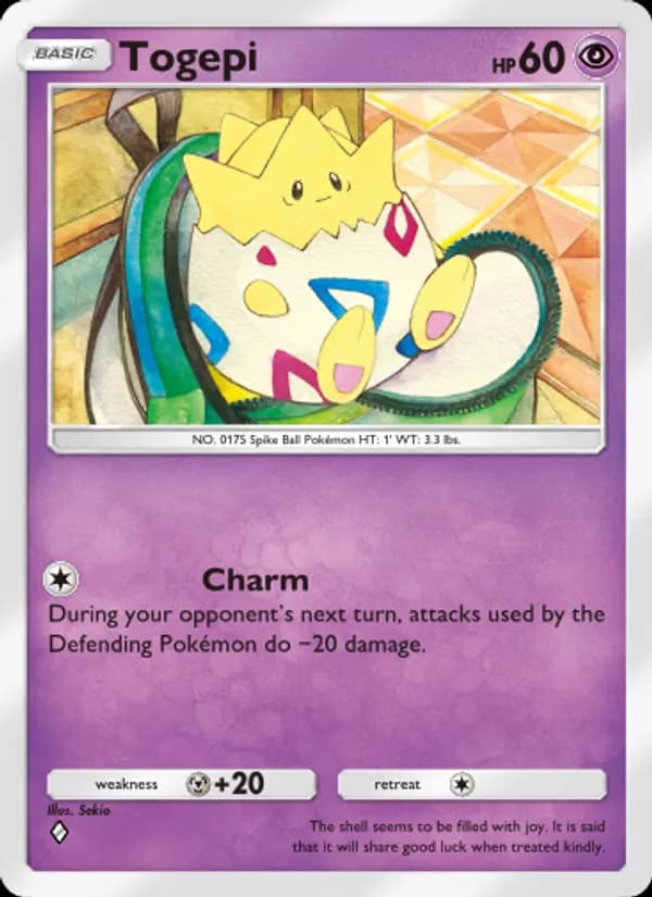 Togepi card in English