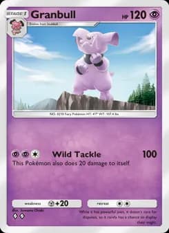 Granbull card in English