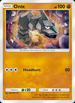 Onix card in English