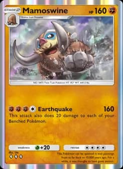 Mamoswine card in English