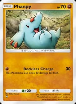 Phanpy card in English