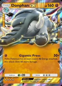 Donphan ex card in English