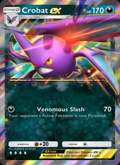 Crobat ex card in English