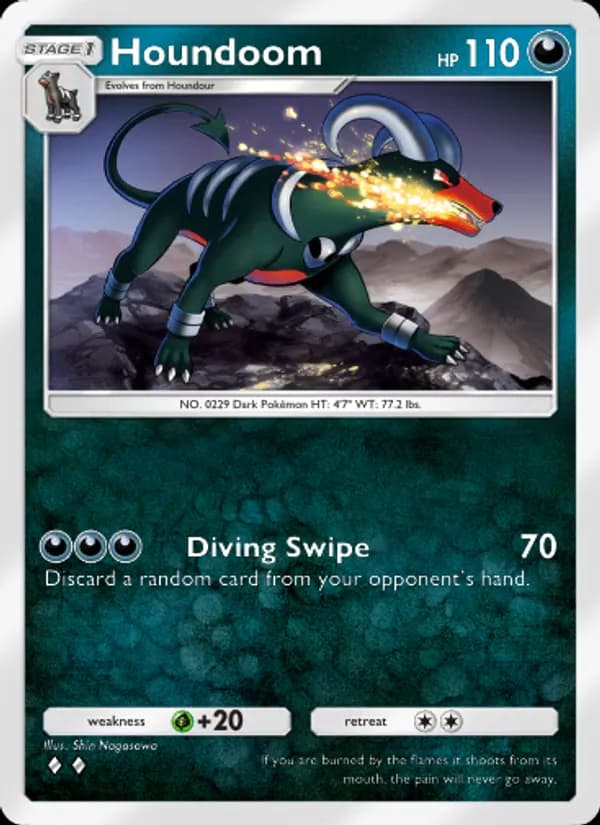 Houndoom card in English