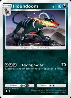 Houndoom card in English