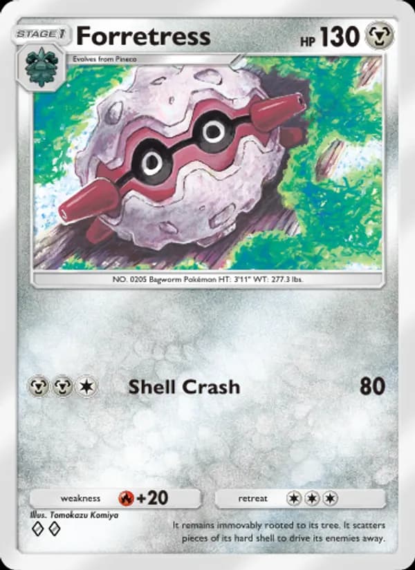 Forretress card in English