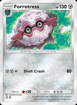 Forretress card in English