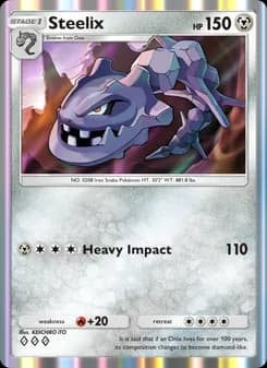 Steelix card in English