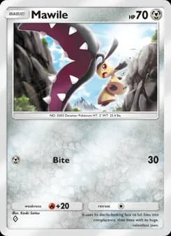 Mawile card in English