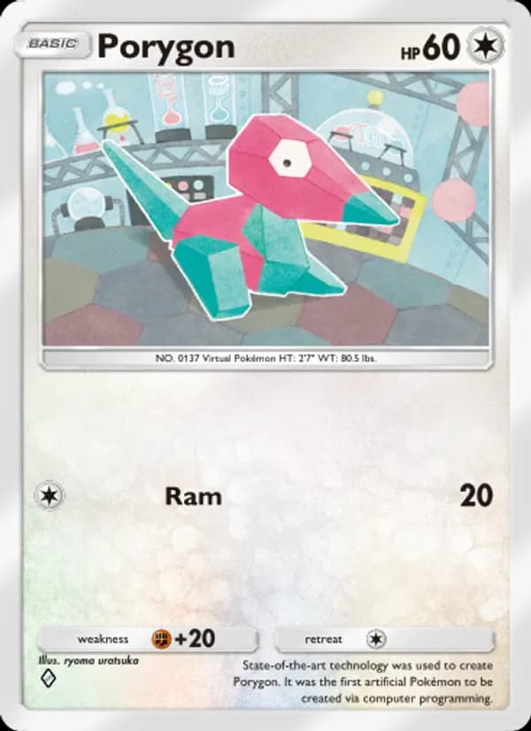 Porygon card in English