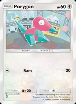 Porygon card in English