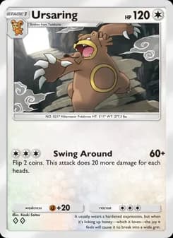 Ursaring card in English