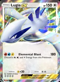 Lugia ex card in English