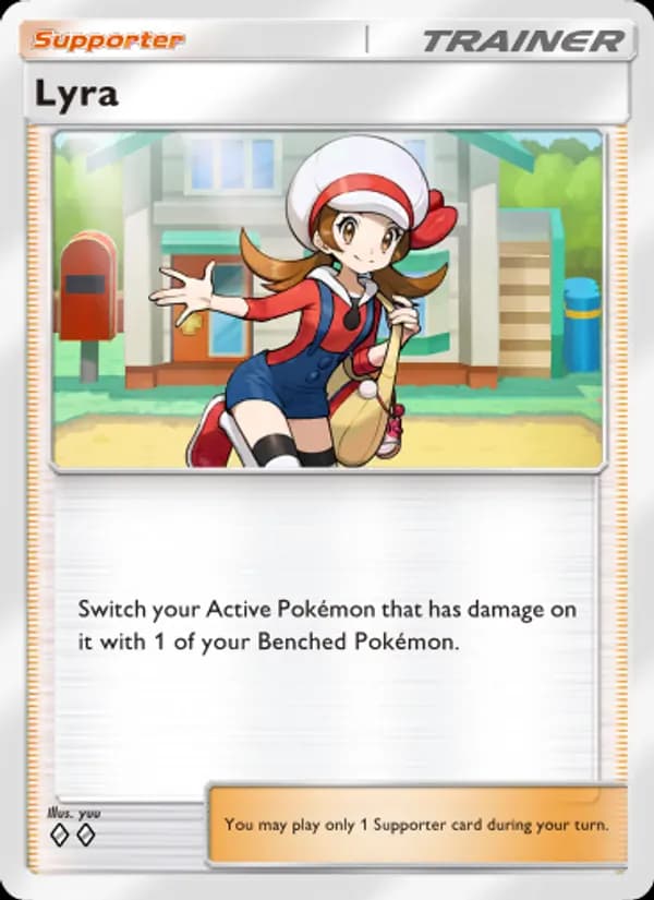 Lyra card in English