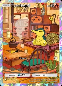 Cyndaquil card in English