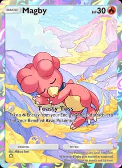 Magby card in English