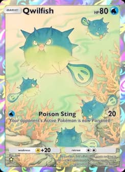 Qwilfish card in English