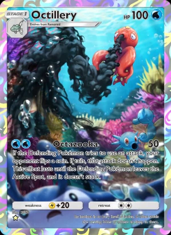 Octillery card in English