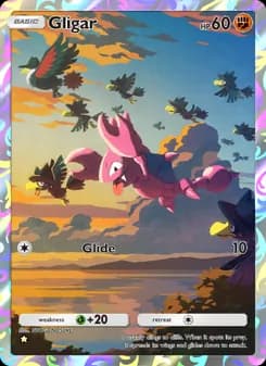 Gligar card in English