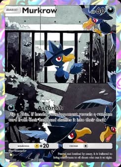 Murkrow card in English
