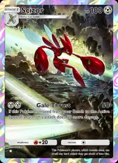 Scizor card in English