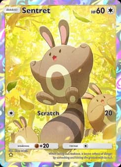 Sentret card in English