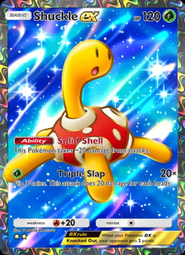 Shuckle ex card in English