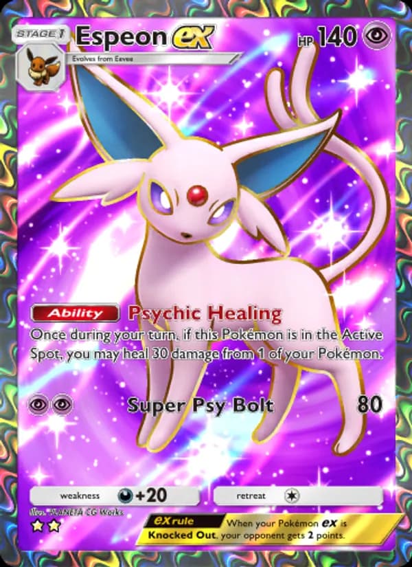 Espeon ex card in English