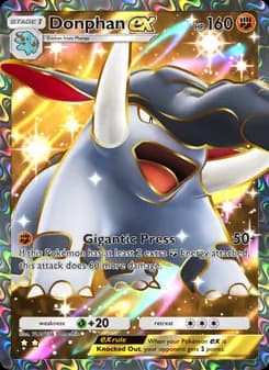 Donphan ex card in English