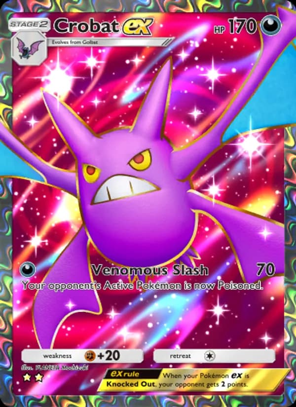Crobat ex card in English
