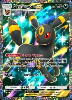 Umbreon ex card in English