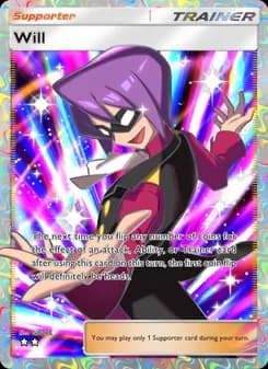 Will card in English