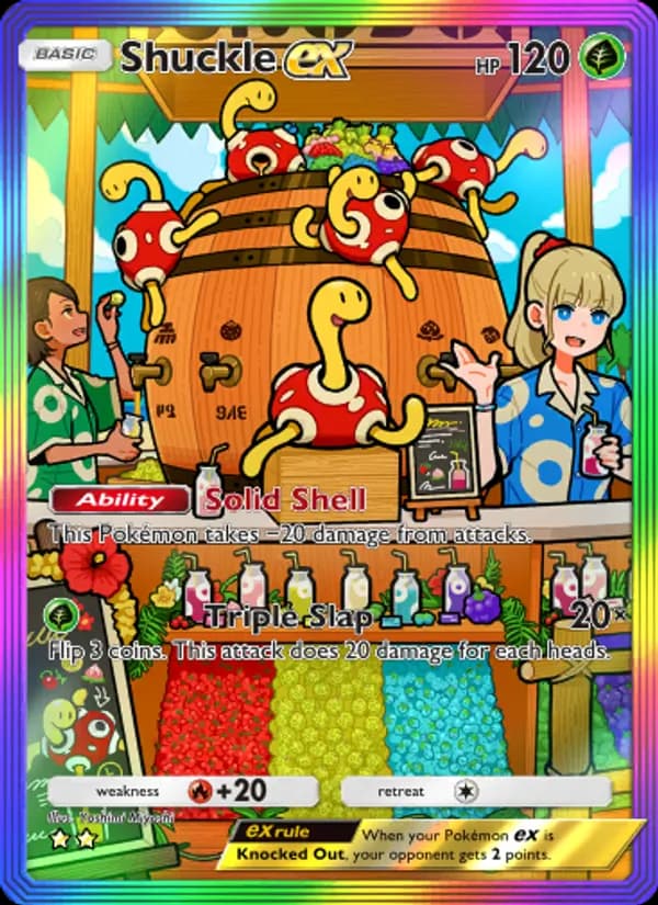 Shuckle ex card in English