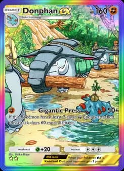 Donphan ex card in English