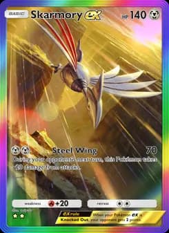 Skarmory ex card in English