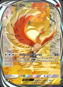 Ho-Oh ex card in English