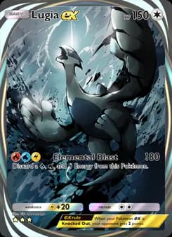 Lugia ex card in English