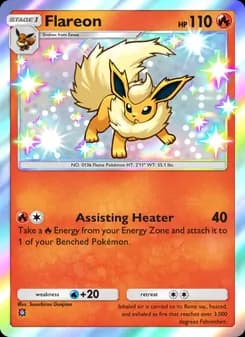 Flareon card in English