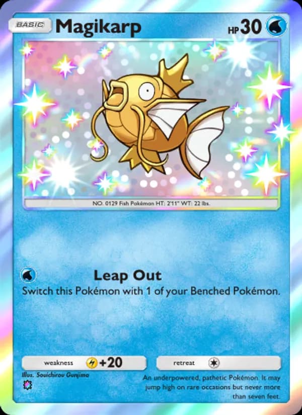 Magikarp card in English