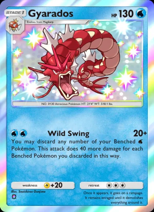 Gyarados card in English