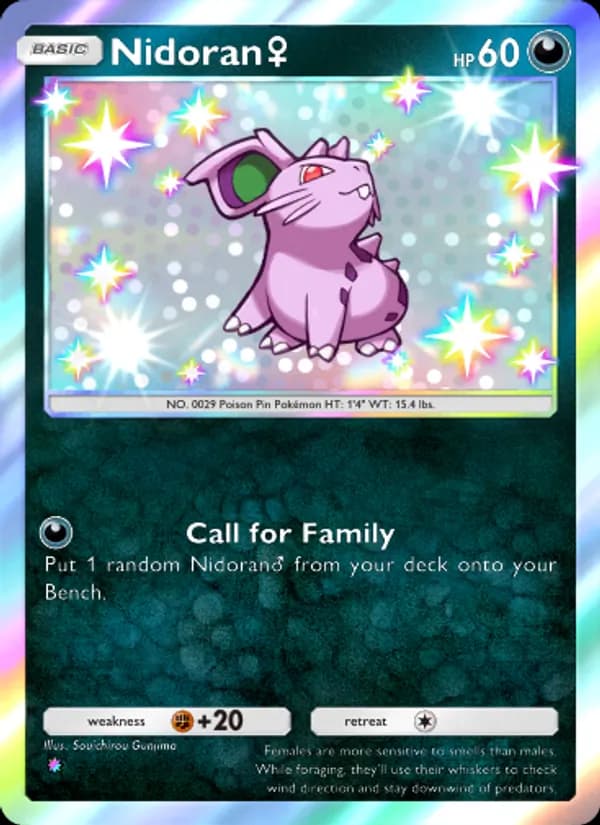 Nidoran♀ card in English
