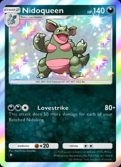 Nidoqueen card in English